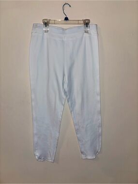 Women’s White Stretch Knit fabric Performance Pants